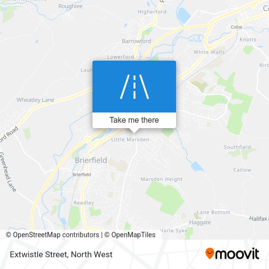 Extwistle Street map