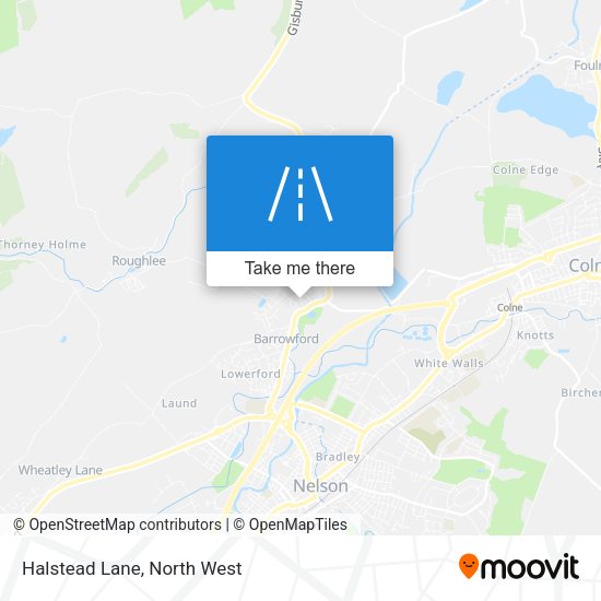 Halstead Lane map
