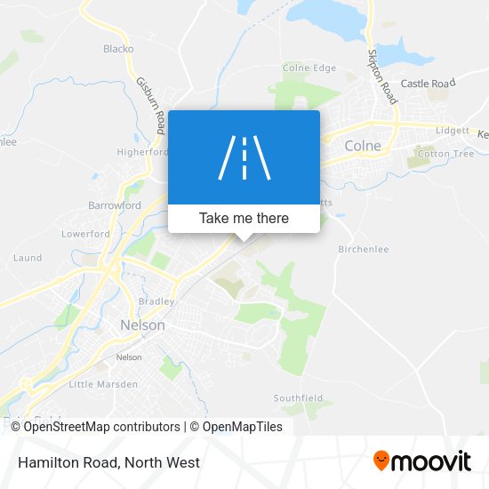 Hamilton Road map