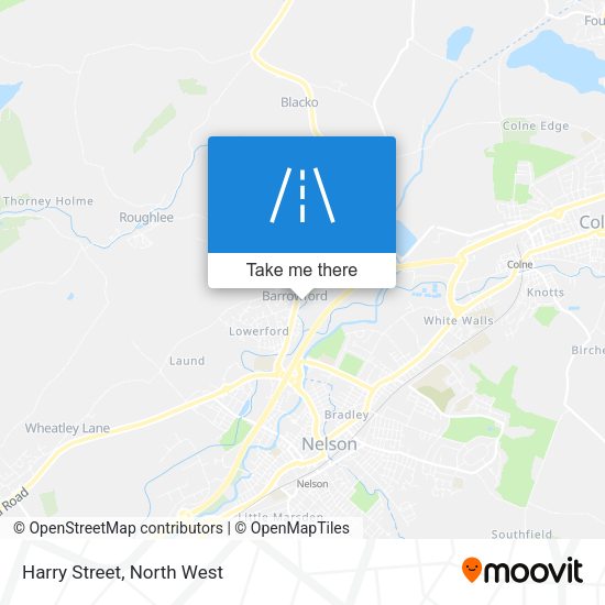 Harry Street map