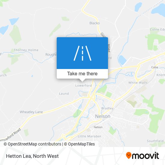 Hetton Lea map