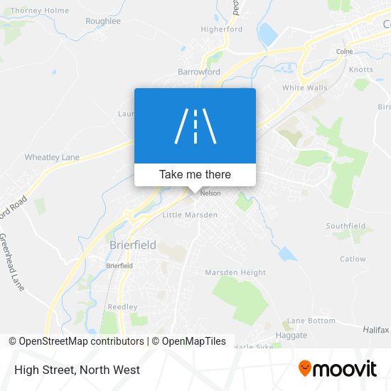 High Street map