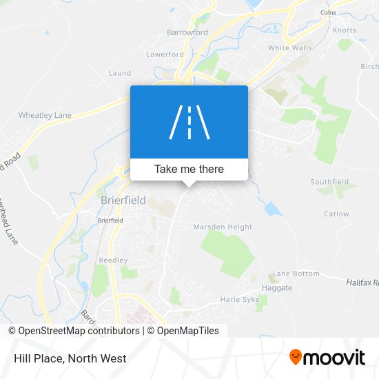 Hill Place map