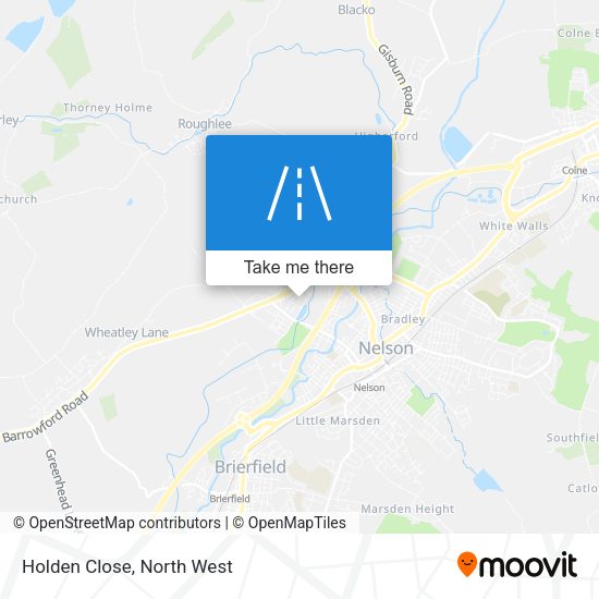 Holden Close map