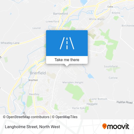 Langholme Street map