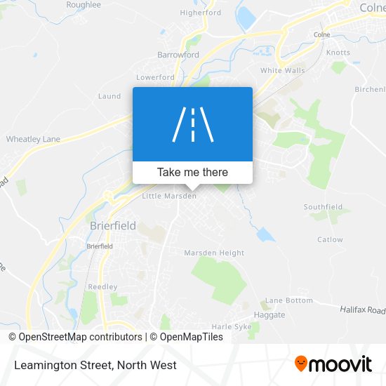 Leamington Street map