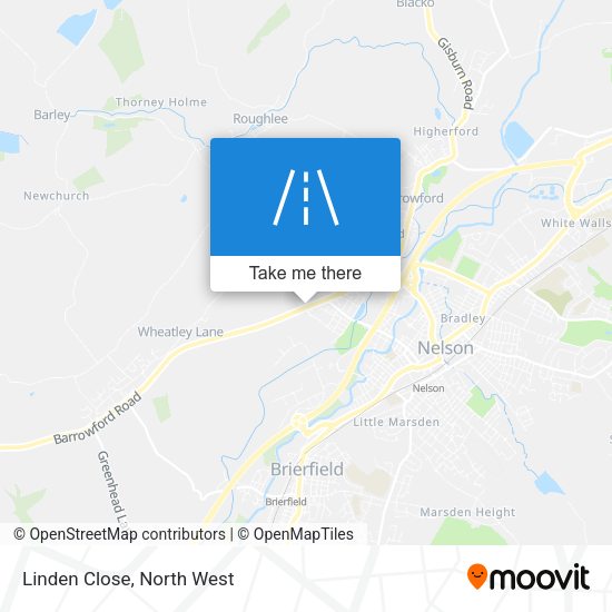 Linden Close map