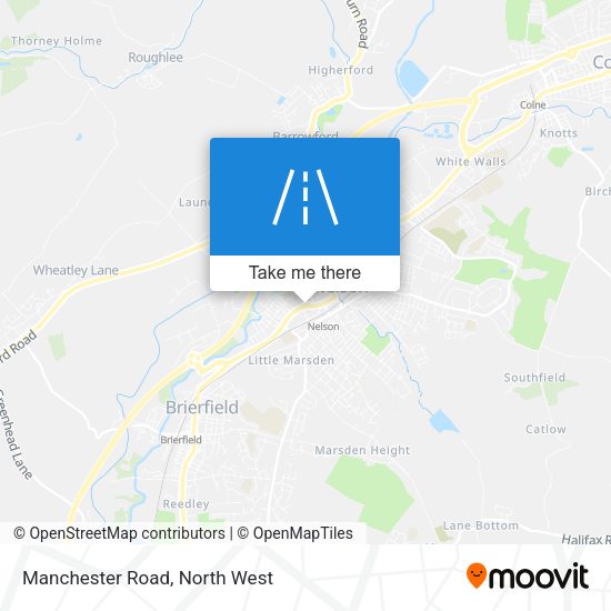 Manchester Road map