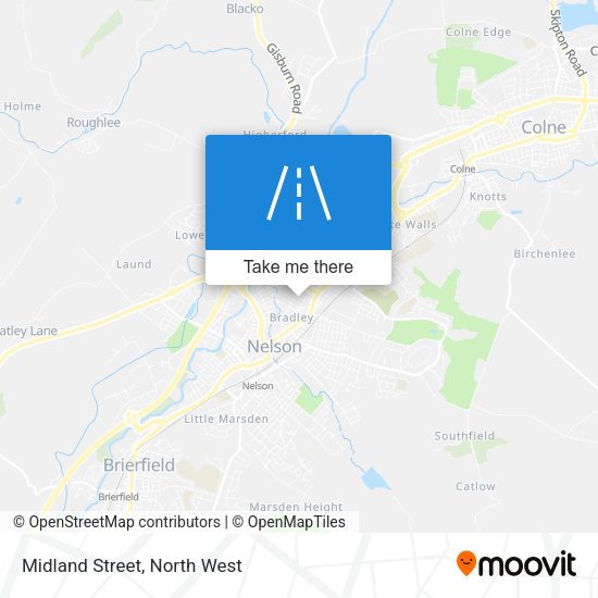 Midland Street map