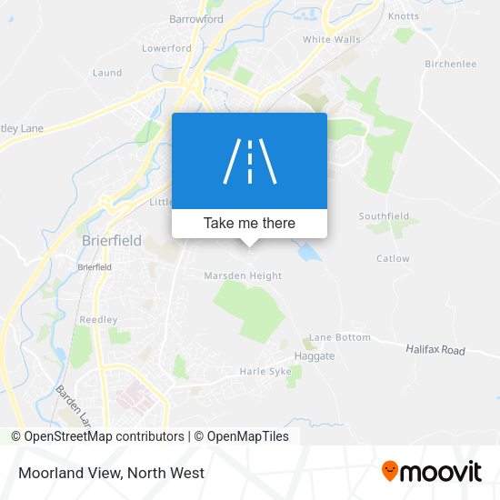 Moorland View map