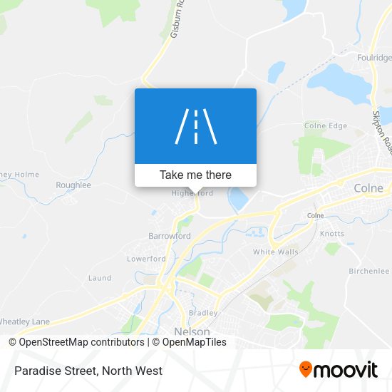 Paradise Street map