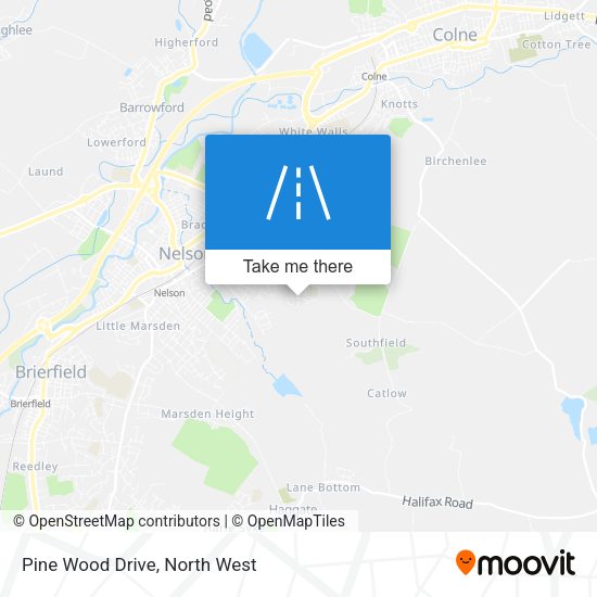 Pine Wood Drive map