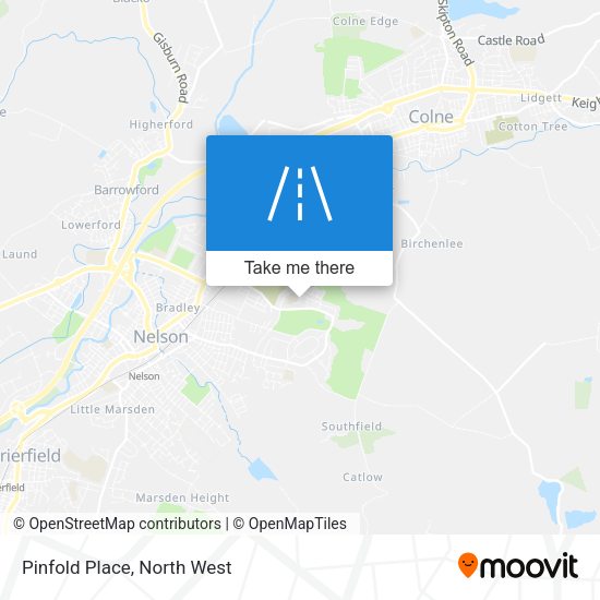 Pinfold Place map
