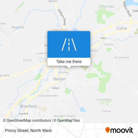 Priory Street map