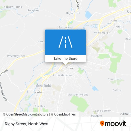 Rigby Street map