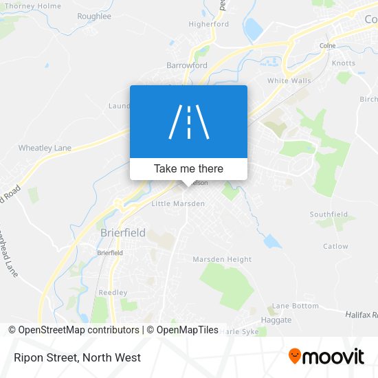 Ripon Street map