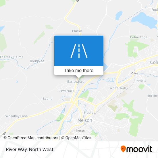 River Way map
