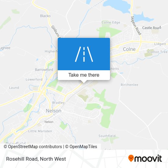 Rosehill Road map