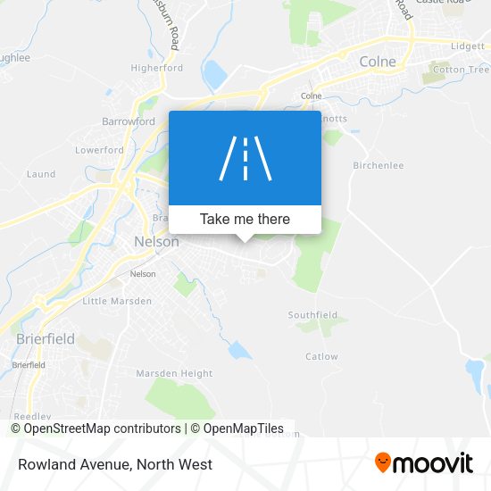 Rowland Avenue map