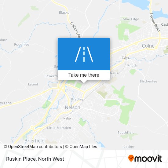 Ruskin Place map