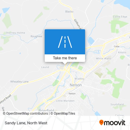 Sandy Lane map