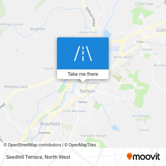 Seedhill Terrace map