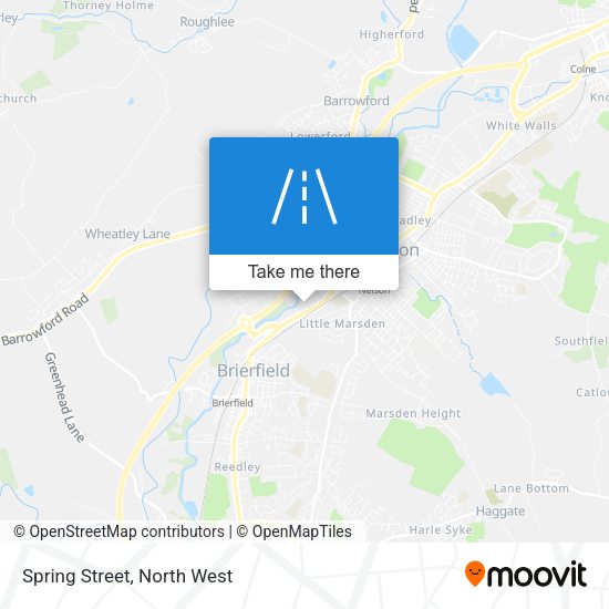 Spring Street map