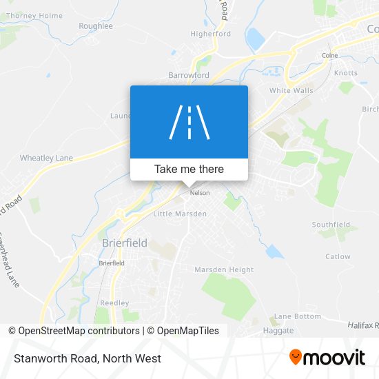 Stanworth Road map