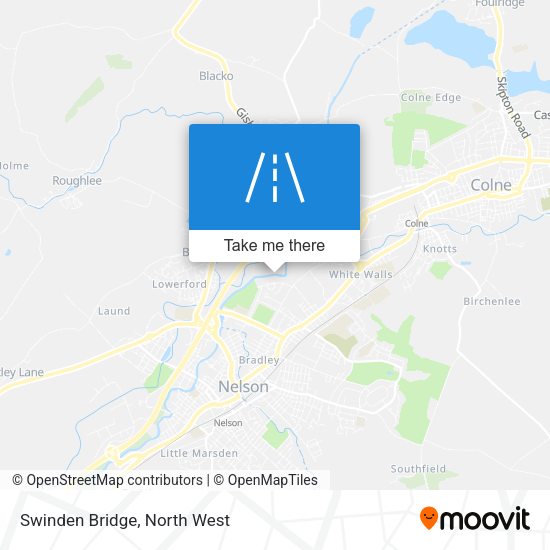 Swinden Bridge map
