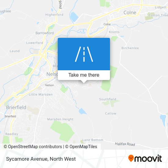 Sycamore Avenue map