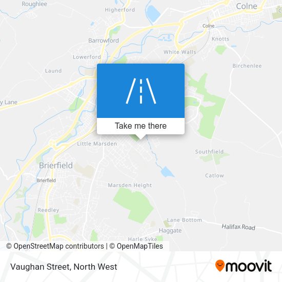 Vaughan Street map