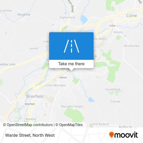 Warde Street map