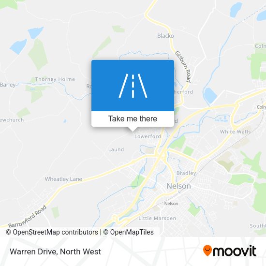 Warren Drive map