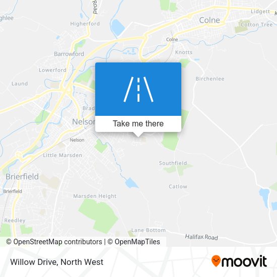 Willow Drive map