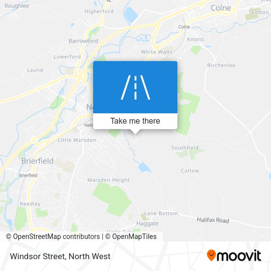 Windsor Street map