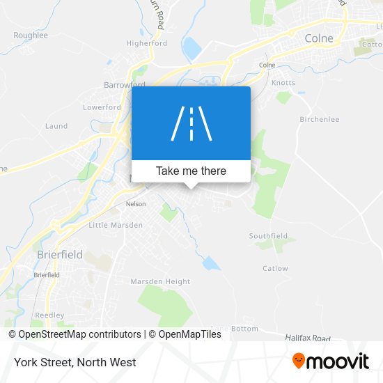 York Street map