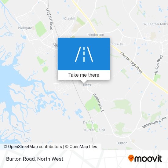 Burton Road map