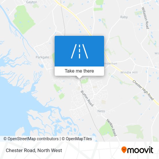 Chester Road map