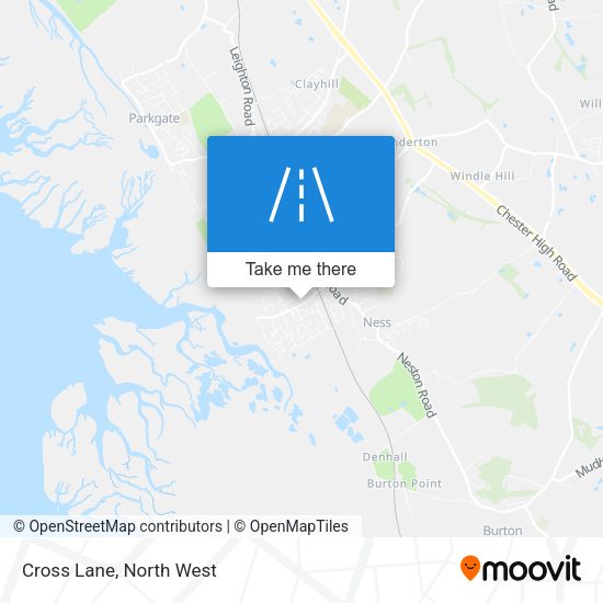 Cross Lane map