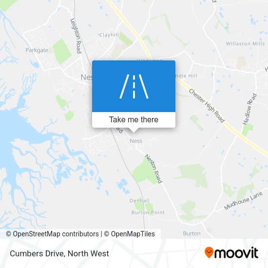Cumbers Drive map