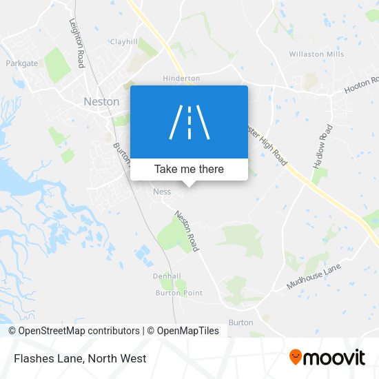 Flashes Lane map