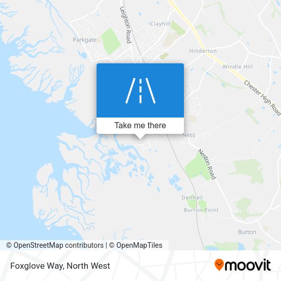 Foxglove Way map
