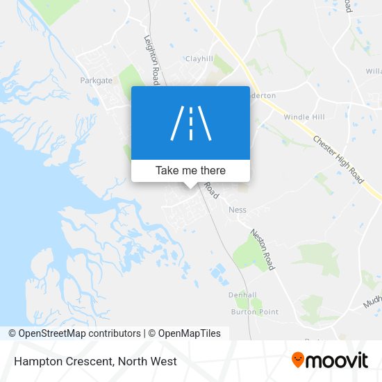 Hampton Crescent map