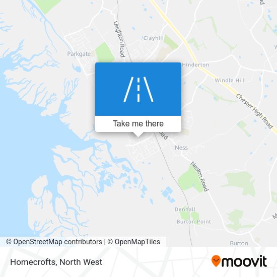 Homecrofts map