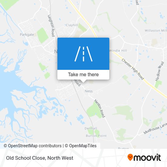 Old School Close map