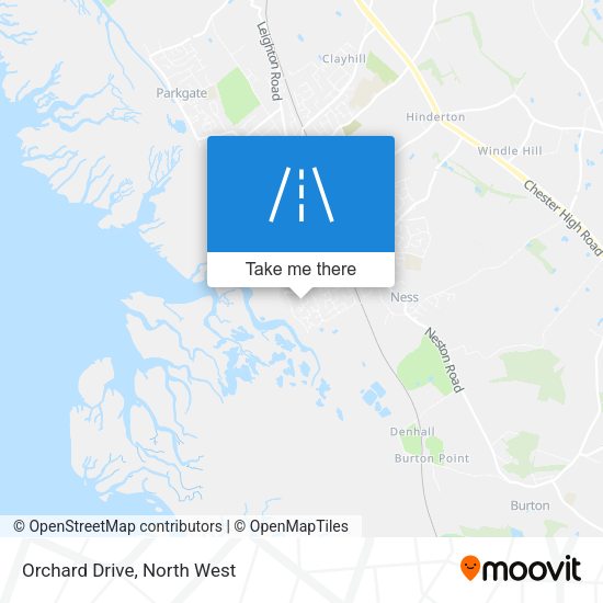 Orchard Drive map