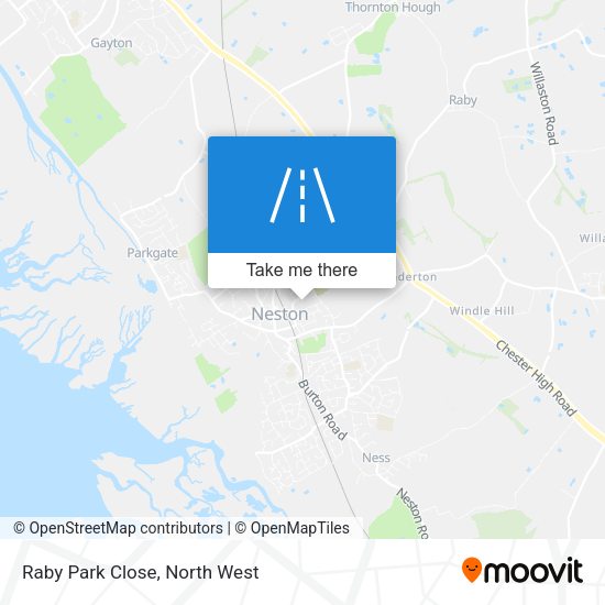 Raby Park Close map