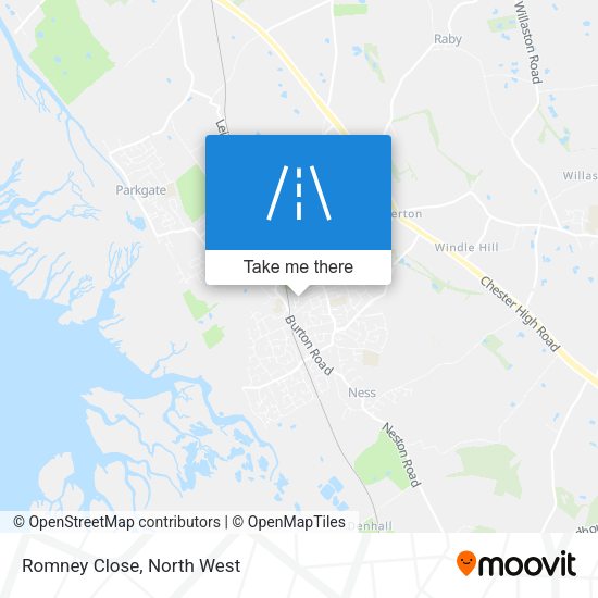 Romney Close map