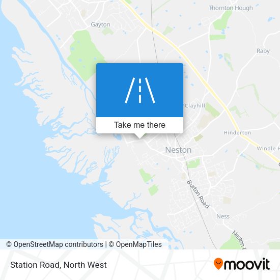 Station Road map