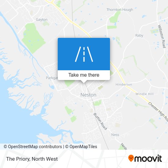The Priory map